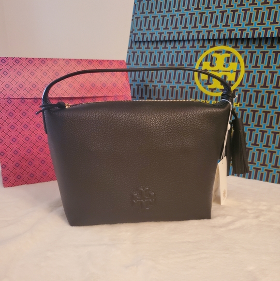 #0360 BRAND NEW WITH TAGS! TORY BURCH Thea SMALL Hobo Bag - Picture 2 of 16